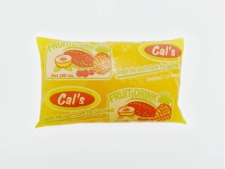 Cal's Bag Juice Orange (250ml)