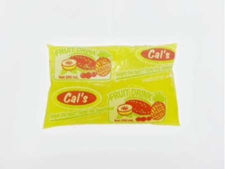 Cal's Bag Juice Pineapple (250ml)