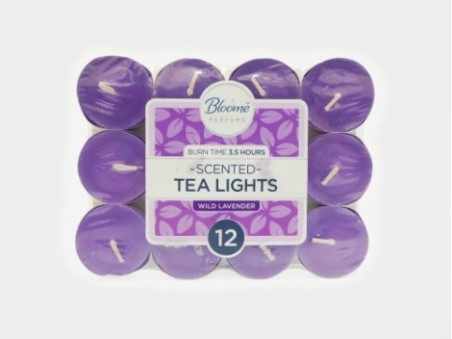 Bloome 12 Lavender Scented Tea Lights