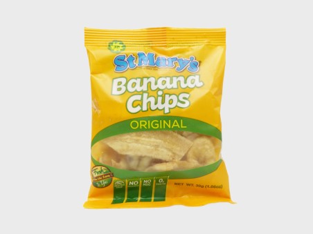 St Mary's Banana Chips (30g)