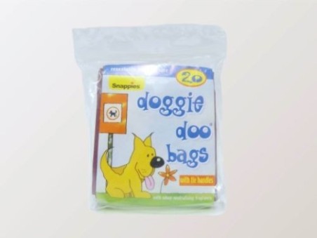 Doggie Doo Bags with Tie Handles (85g)
