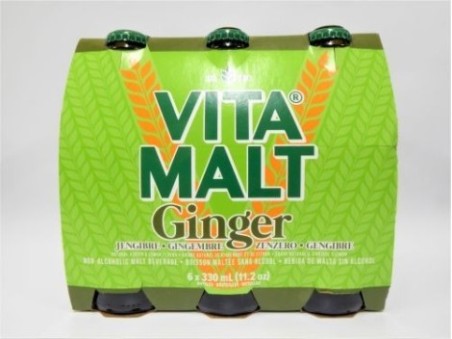Vita Malt Ginger (Pack of 6) (6 x 330ml)