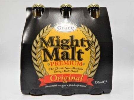 Grace Mighty Malt Original (Pack of 6) (6 x 330ml)