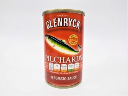 Glenryck Pilchards in Tomato Sauce (155g)