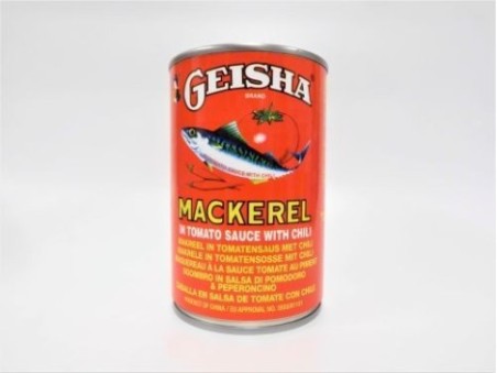 Geisha Mackerel in Tomato Sauce with Chili (425g)