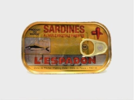 L'espadon Sardines in Spiced Vegetable Oil (125ml)