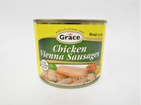 Grace Chicken Vienna Sausages Halal (200g)