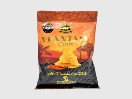 Olu Olu Yellow Plantain Chips with Chilli (60g)