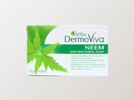 Vatika DermoViva Neem Anti-Bacterial Soap (115g)