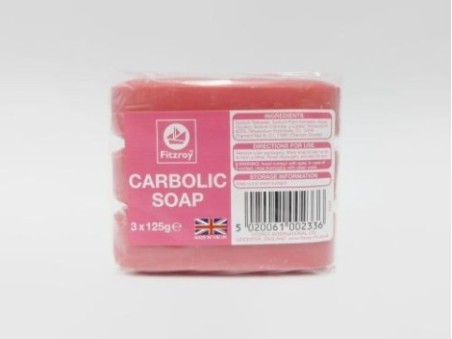 Fitzroy Carbolic Soap (3 x 125g)
