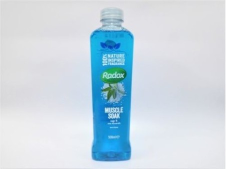 Radox Muscle Soak Sea Minerals & Sage Bath Soak (500ml)