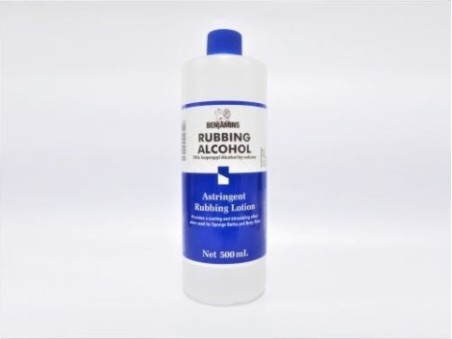 Benjamins Rubbing Alcohol (500ml)
