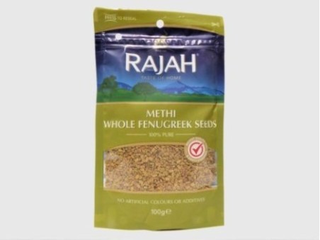 Rajah Whole Fenugreek Seeds (Methi) (100g)