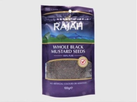 Rajah Whole Black Mustard Seeds (100g)