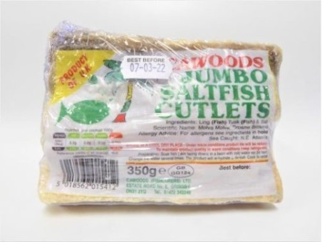 Cawoods Jumbo Saltfish Cutlets (350g)