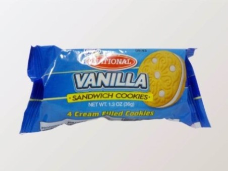 National Vanilla Sandwich Cookies (36g x 4)