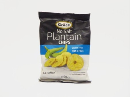 Grace No Salt Plantain Chips (85g)